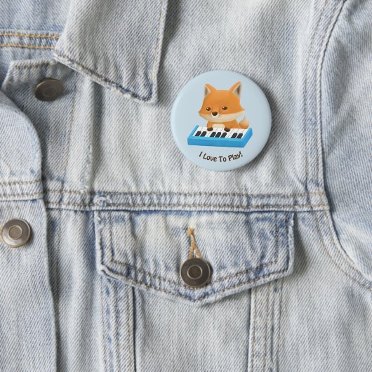 Ik speel graag Schattigee Fox op Kinder Button (In situ)