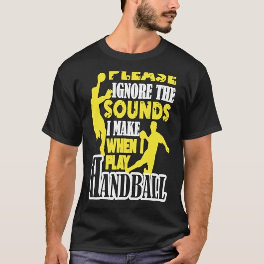 Ik speel handbal t-shirt (Voorkant)