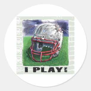 Ik speel! Helm Sticker