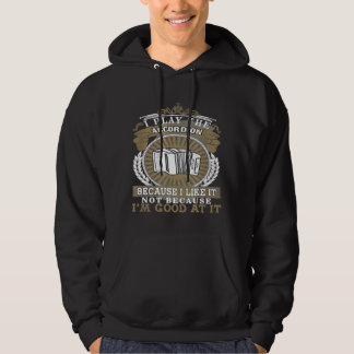 Ik speel het accordeonidee hoodie