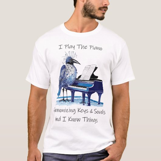 Ik speel het piano T-shirt (Voorkant)
