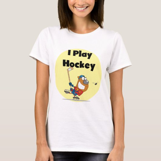 Ik speel Hockey Tshirts en cadeaus (Voorkant)