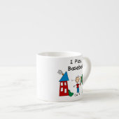 Ik speel honkbal espresso kop (Voorkant rechts)