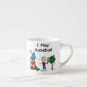 Ik speel honkbal espresso kop (Rechts)