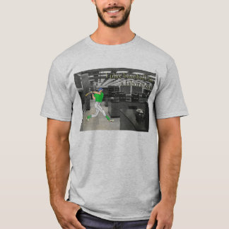 Ik speel honkbal in een laboratorium t-shirt