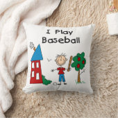 Ik speel honkbal kussen (Deken)