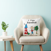 Ik speel honkbal kussen (Stoel)