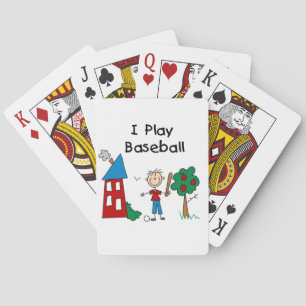 Ik speel honkbal pokerkaarten