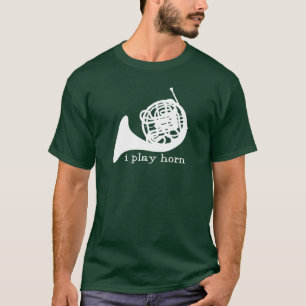 Ik speel hoorn t-shirt