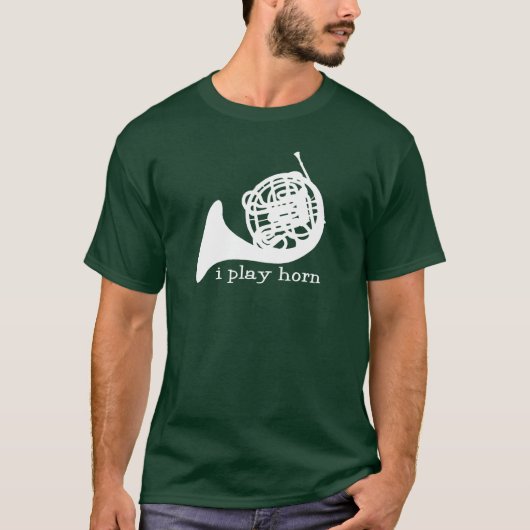 Ik speel hoorn t-shirt (Voorkant)