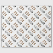 Ik speel in de modder cadeaupapier (Vlak)