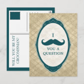 Ik speel je een vraag  Lijst Uitnodiging Briefkaart (Voorkant / Achterkant)