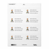 Ik Speel Kaarten Etiket (Full Sheet)