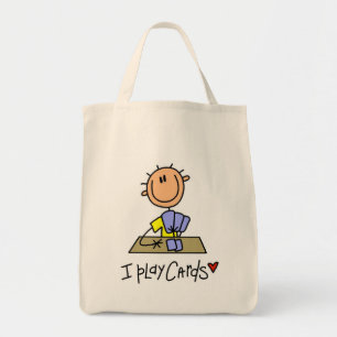 Ik speel kaarten tote bag