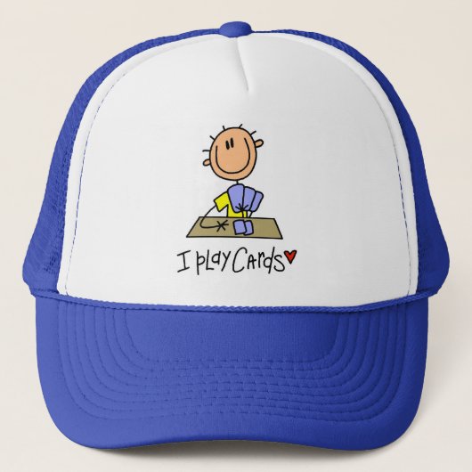 Ik speel kaarten trucker pet (Voorkant)