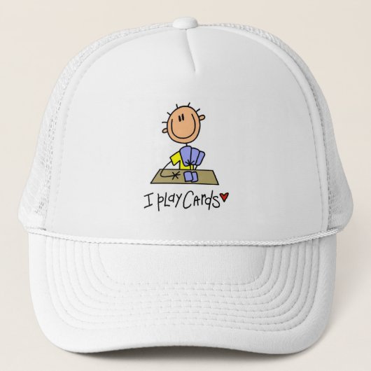 Ik speel kaarten trucker pet (Voorkant)