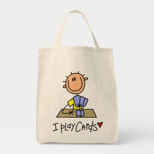 Ik speel kaarten voor overhemden en cadeaus tote bag (Voorkant)