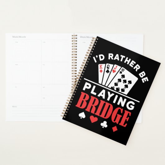 Ik speel liever brug. planner (Display)