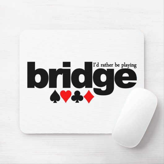 Ik speel liever brugmousepad. muismat (Met muis)