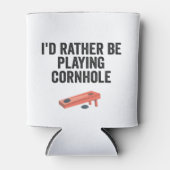 Ik speel liever Cornhole Funny Sport Gift Blikjeskoeler (Voorkant)