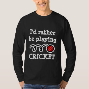Ik speel liever cricket shirts met lange mouwen
