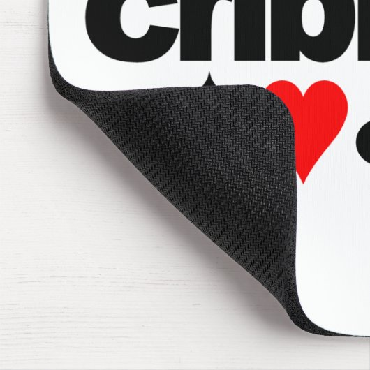 Ik speel liever crimineel mousepad. muismat (Hoek)