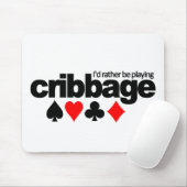 Ik speel liever crimineel mousepad. muismat (Met muis)