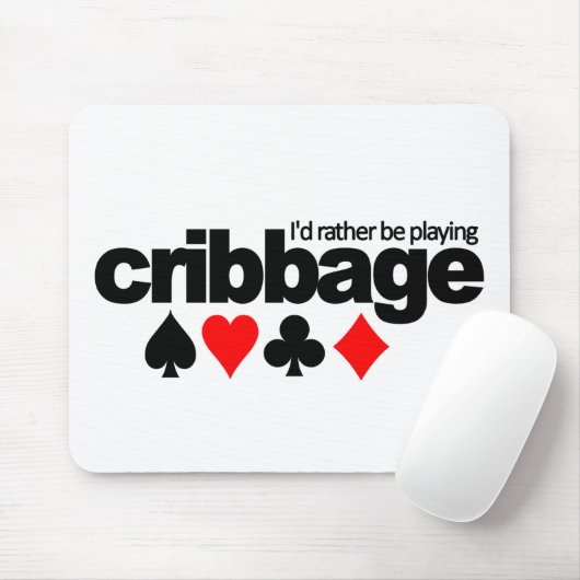 Ik speel liever crimineel mousepad. muismat (Met muis)