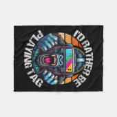 Ik speel liever Label Gorilla Monke Label Gorill Fleece Deken (Voorkant (Horizontaal))