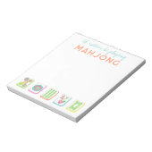 Ik speel liever Mahjong Notitieblok (Linkerzijde)