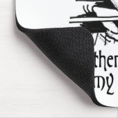 Ik speel liever mijn orgaanmousepad - wit muismat (Hoek)