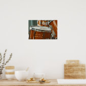 Ik speel liever muziek in drums poster (Keuken)