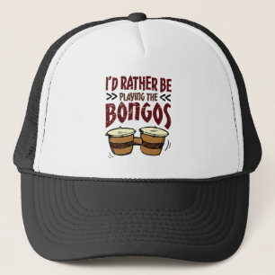 Ik Speel Liever Op De Bongo's Bongo Drummer Trucker Pet