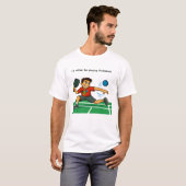 Ik speel liever Pickleball T-shirt (Voorkant volledig)