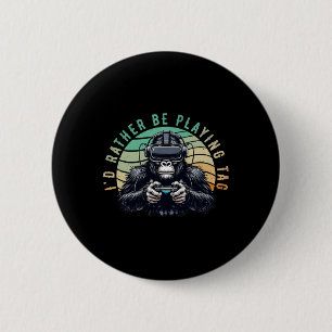 Ik Speel Liever Tag Monke Tag Vr Monke Gamer Ronde Button 5,7 Cm