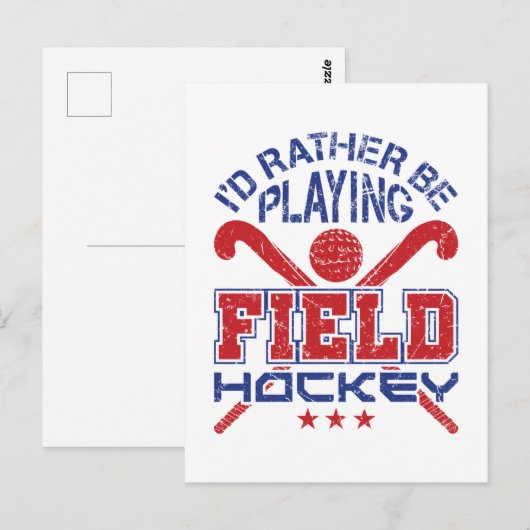 Ik speel liever veldsleutel. briefkaart (Voorkant / Achterkant)