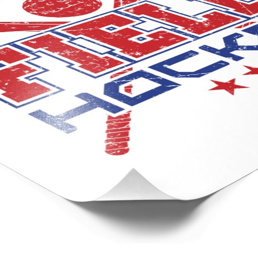 Ik speel liever veldsleutel. foto afdruk (Hoek)