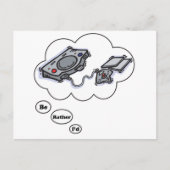 Ik speel liever videogames 2 briefkaart (Voorkant)