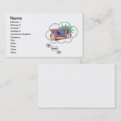 Ik speel liever videogames 6 visitekaartje (Voorkant / Achterkant)