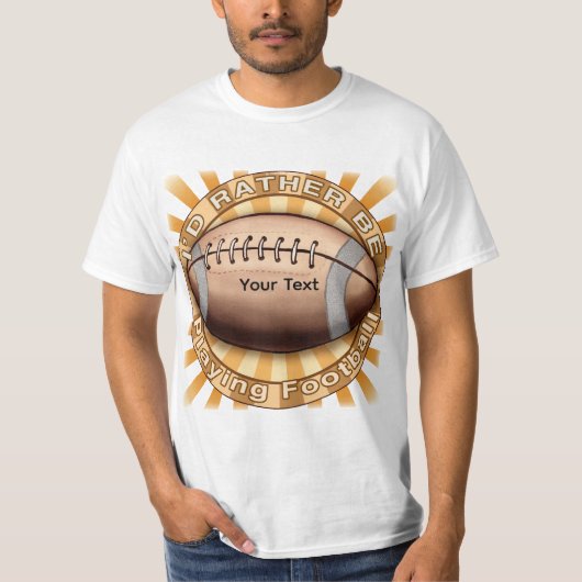 Ik Speel Liever Voetbal T-shirt (Voorkant)