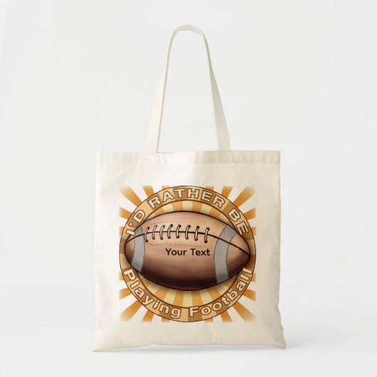Ik Speel Liever Voetbal Tote Bag (Voorkant)