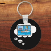 Ik speel liever water Polo 3. Sleutelhanger (Voorkant)