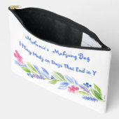 Ik speel Mahjong Dot Crack Bam Aquarel Bloem Etui (Open)