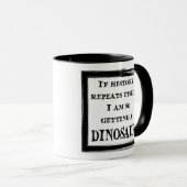 "Ik speel met dode dingen" Paleontologie Fossil Mo Mok (Voorkant rechts)