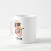 Ik speel met Ear Funny Guitar Musician Pun Koffiemok (Voorkant links)