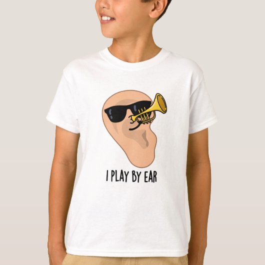 Ik speel met Ear Funny Music Pun T-shirt (Voorkant)