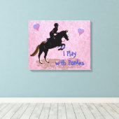 Ik speel met fonies canvas afdruk (Insitu (Houten vloer))