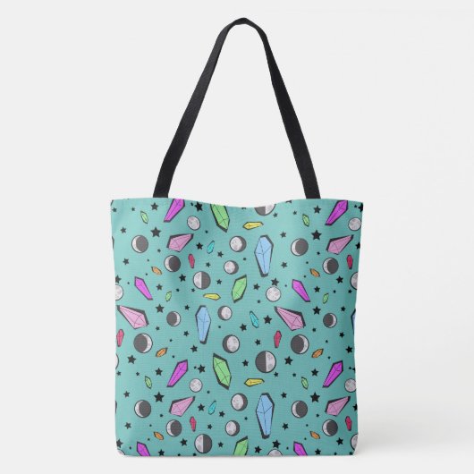 Ik speel met Rocks Canvas tas (Achterkant)