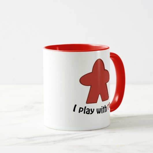 Ik speel met rode eples mok (Voorkant rechts)