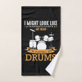 Ik speel mijn drums handdoek (Handdoek)